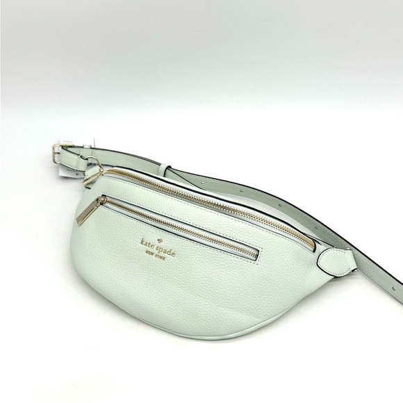 Kate Spade Leila Lime Sherbet Leather Belt Bag